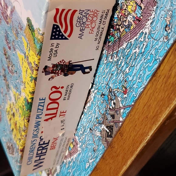 Where's Waldo Being a Pirate Jigsaw Puzzle 100 Pieces Vintage 1991 - Picture 5 of 11